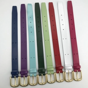 DIY genuine leather phone wrist straps in 8 vibrant colors with golden metal buckles