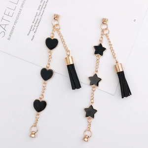 Pendentif Gland Étoile Cœur en Alliage pour Décoration de Coque de Téléphone Sac Bricolage Accessoire Bijoux Femme