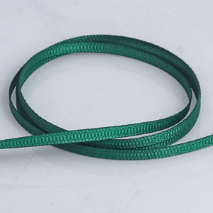Deep green 0.3cm ribbed grosgrain ribbon roll for DIY crafts and gift packaging decor