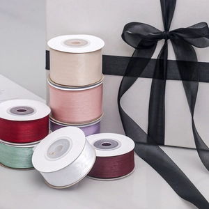 Kunstparelmoer Zeemeermin Organza Lint Translucent Irillerend Sneeuwgaas Lint Voor Bruiloft Verjaardag Cadeauverpakking DIY Haaraccessoires