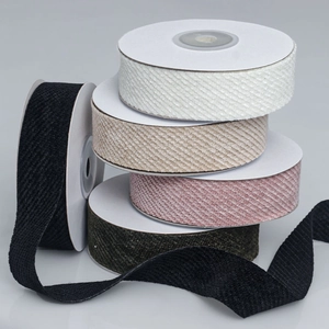 Textured velvet ribbon rolls in multiple colors for DIY handmade hair accessories