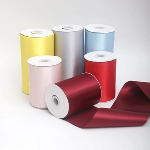 Satin Ribbon Roll Polyester Decorative Ribbon For Gift Wrapping Wedding Party Flowers DIY Crafts Handwork Tape