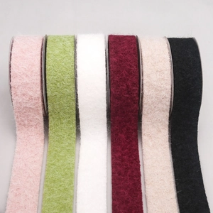 Soft fuzzy ribbon in six colors for DIY bows, gift wrapping and garment accessories