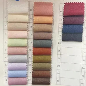 Color swatch card for 4cm satin ribbons showing multiple fabric shades from 1 to 40