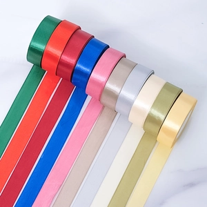 Polyester Satin Ribbon Roll 2cm Wide 22m Long Smooth Finish For Gift Wrapping Cake Decorating Wedding Party DIY Crafts