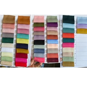 Detailed color chart showing 60 shades of 1cm velvet ribbons for DIY gift wrapping