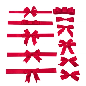 Handmade Polyester Ribbon Bows For Gift Boxes DIY Crafts Wedding Christmas Decoration Multi Styles Bowknots With Ribbons