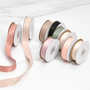 Double Sided Velvet Satin Ribbon For Gift Box Packaging Hair Bow DIY Birthday Party Souvenir Clothing Webbing Decorative Tape