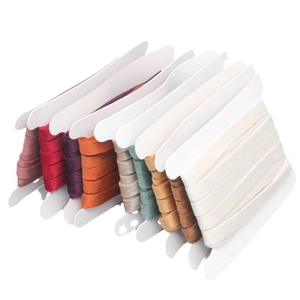 Multicolor 1cm double-sided velvet ribbon set on spool cards for DIY crafts and gift wrap