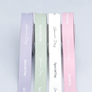 Special Day Printed Satin Ribbon Polyester Decorative Ribbons For Gift Wrapping Wedding Flower DIY Hair Accessories