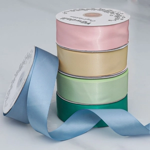 Polyester Satijn Lint Voor Cadeauverpakking Hoge Dichtheid Handwerk Lint Voor Bruiloft Feest Decoratie DIY Strik Hoofddeksels Accessoires