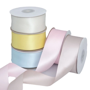 Veelkleurige 4cm brede satijnen linten van polyester voor DIY-geschenkverpakkingen