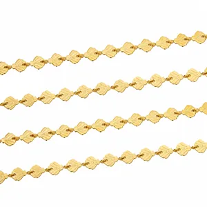 Stainless Steel Shell Scallop Chain For DIY Jewelry Making Necklaces Bracelets Findings Gold Steel Color Metal Chain