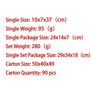 Detailed size and weight chart for Christmas gnome doll showing 10x7x37cm dimensions