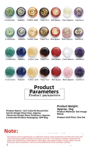 Macro detail of seven natural chakra stone discs with engraved golden reiki symbols