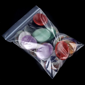 Set di pietre antistress in cristallo naturale lucidato con diaspro rosso e ametista