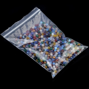 Polished 4mm round natural stone crystal beads in various colors for DIY jewelry