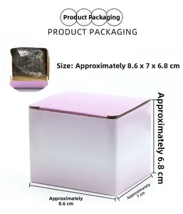 Protective packaging box for crystal pyramid with bubble wrap and sturdy paper material