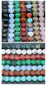 Perline di cristallo a forma di cuore per creazione gioielli fai-da-te in vari colori
