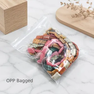 Mischung aus rechteckigen Naturachat-Kristallsteinperlen für DIY-Schmuck im OPP-Beutel