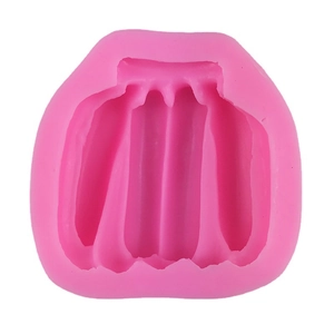 3D pink silicone banana mousse cake mold for DIY French pastry chocolate baking dessert