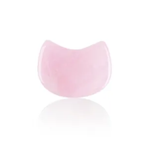 Natural Rose Quartz Cat Head Face Massager Pink Crystal Gua Sha Board Beauty Tool Skin Care Facial Relaxation Massage Tool