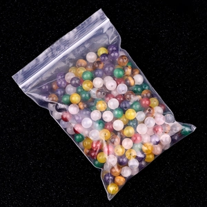 Mix aus 8mm Rosenquarz und Tigerauge Perlen mit 2mm Loch für DIY Schmuckherstellung