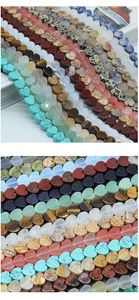Polished heart-shaped natural gemstone beads in various colors for DIY jewelry making