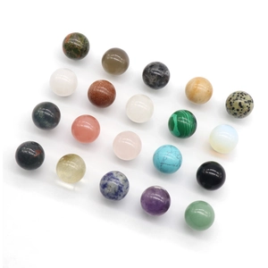Set van 20 diverse halfedelsteen bollen voor Zevensterrenschotels en woondecoratie