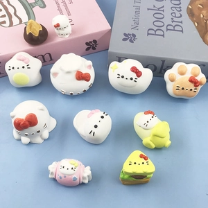 DIY Hello Kitty silicone molds for resin, soap, and candles with assorted cute 3D shapes