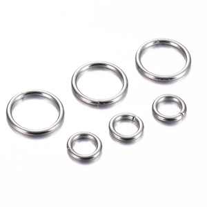 Stainless Steel Solid O Ring For DIY Jewelry Findings Bag Luggage Clothing Hardware Connection Accessories Silver Ring