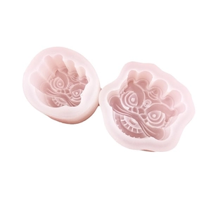 Stampi in silicone rosa testa di leone per fondente, cioccolato, candele e gesso