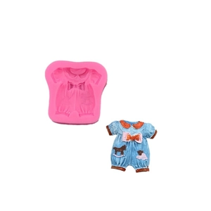 DIY baby romper silicone mold for fondant cake decorating and handmade resin craft art