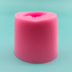 3D owl shaped pink silicone mold for DIY baking, soap, candle and chocolate making