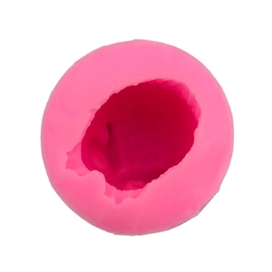 3D owl shaped pink silicone mold for cake fondant, chocolate and handmade candle DIY