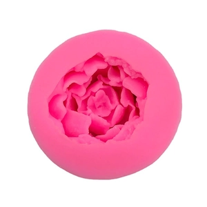 3D rose flower succulent silicone mold for chocolate cake mousse and aromatherapy candles