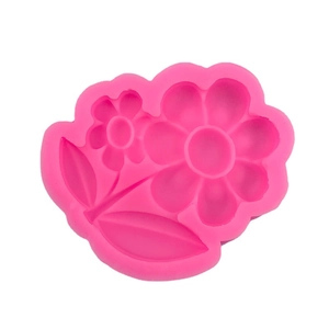 Pink sunflower silicone mold for flower shaped cake fondant and chocolate baking