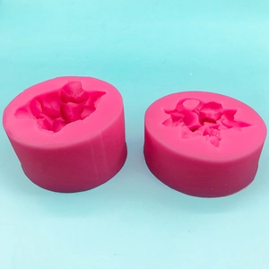 Pink hydrangea silicone mold for DIY aroma gypsum or candle making projects