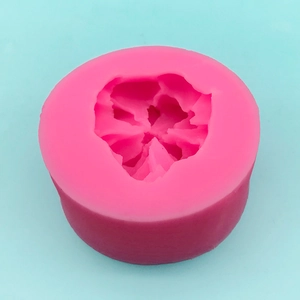 Food-grade pink silicone butterfly flower cake mold for fondant and baking tools