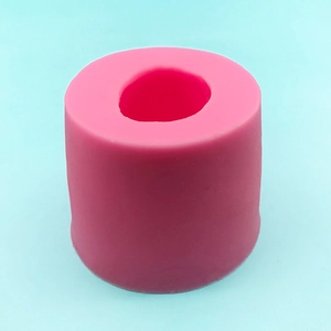 3D rose cylinder silicone mold for handmade soap and scented candle aromatherapy diy crafts