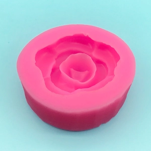 Pink camellia flower silicone mold for DIY fondant cakes and aroma gypsum crafts