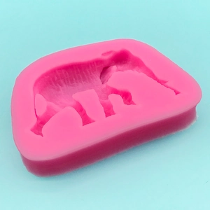 Pink 3D elephant silicone mold for DIY soap, chocolate, and creative resin handicrafts