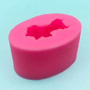 Rose pink 3D Pomeranian dog silicone mold for cake mousse and chocolate making