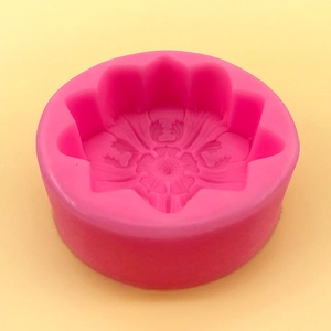 DIY rose flower silicone mold for handmade soap candle making and cake baking fondant