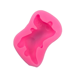 Moule en silicone rose en forme de crocodile pour décoration de gâteaux et chocolat
