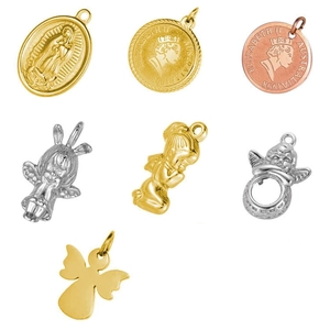 Vintage Edelstahl Engel Jungfrau Maria Münzanhänger Für DIY Schmuckherstellung Religiöse Porträt Charms Zubehör Für Unisex
