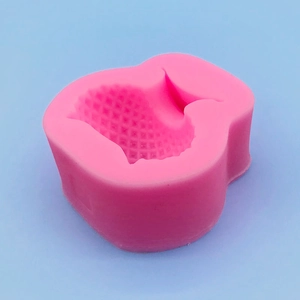 Pink pineapple pattern silicone mold for fondant baking and handmade soap crafts
