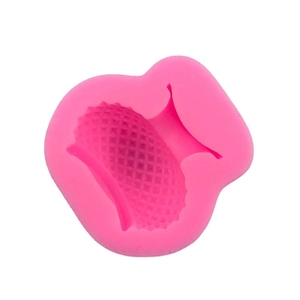 Pink silicone mold with durian texture for fondant cake decoration and DIY crafts
