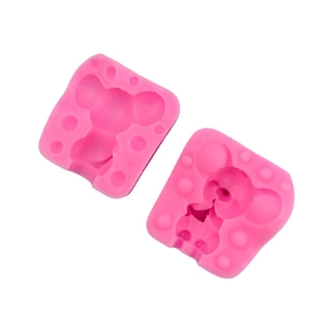 3D cartoon mouse cheese silicone mold for cake fondant and chocolate DIY baking