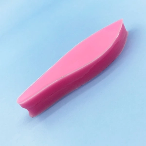 Pink lily petal silicone mold for DIY fondant baking and floral petal cake decoration